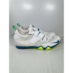 Size 13 Nike Pole Vault Elite White Bright Spruce FZ9649-100 Men’s Track Cleats